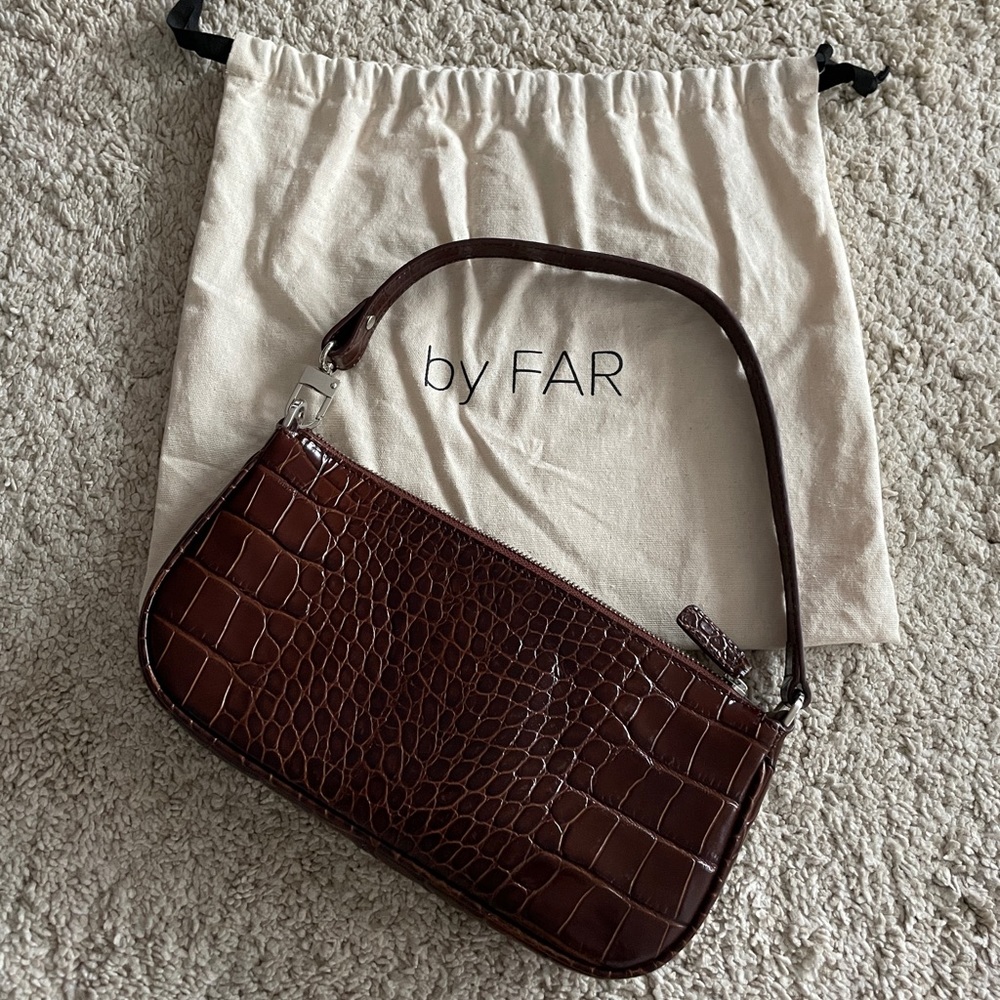 by FAR rachel bag brown shoulder bag - Picture 1 of 8